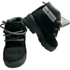 BUM Equipment Black Ankle Booties Size 7